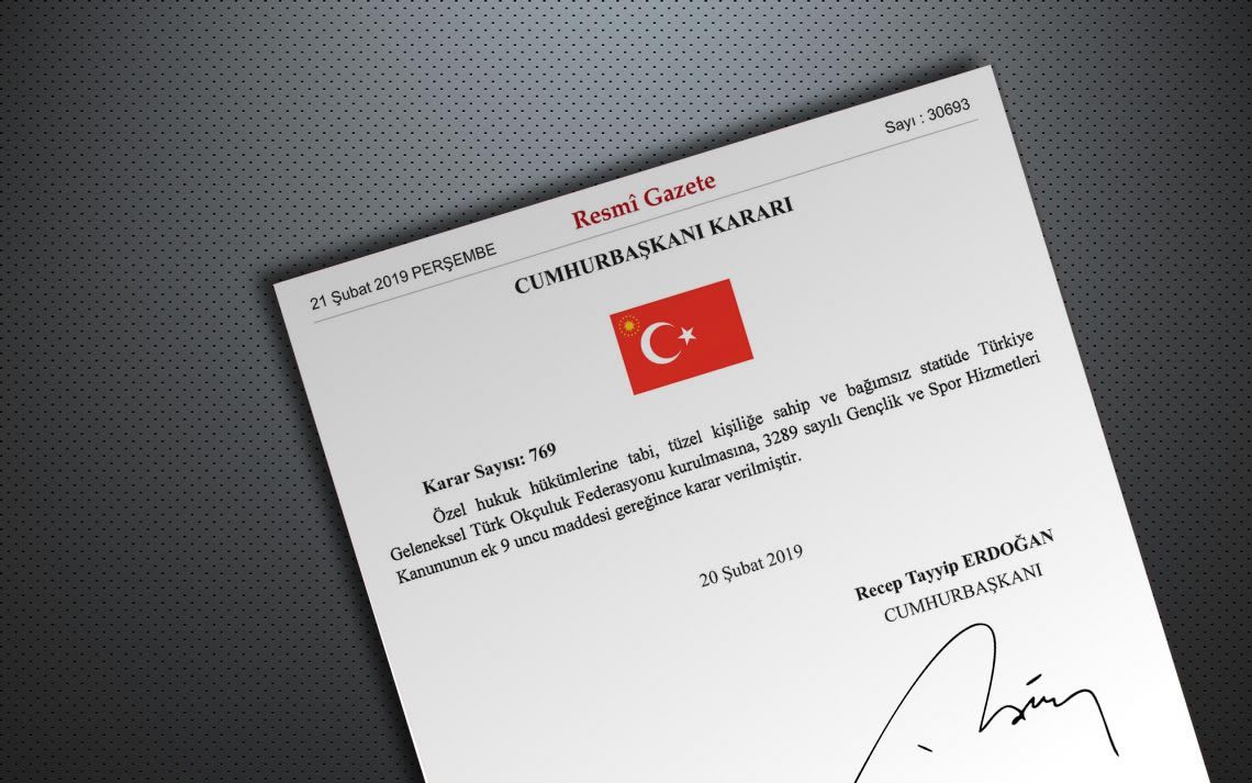 Turkish Traditional Archery Federation was established