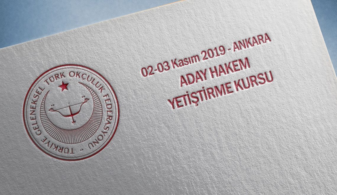 Traditional Turkish Archery Candidate Referee Training Course in Ankara