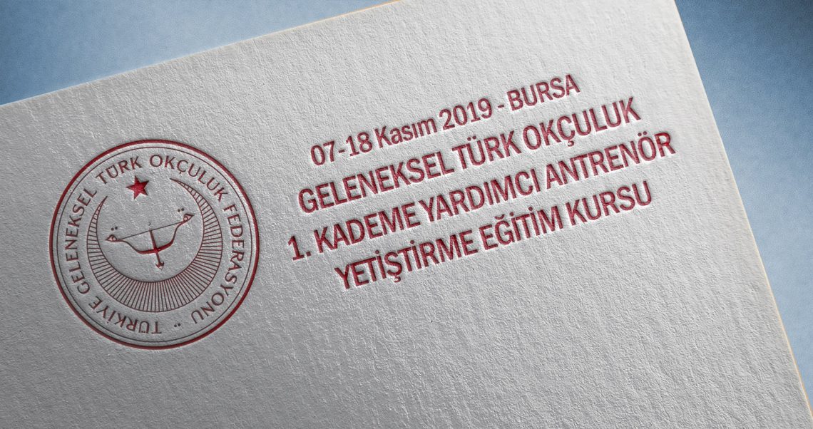 Traditional Turkish Archery 1st Level Trainer Course (2) will be held in Bursa